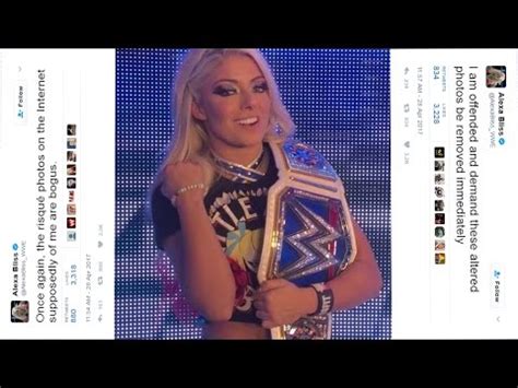 WWEs Alexa Bliss Says Nude Photos Circulating the Internet ...